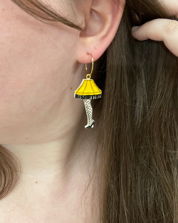 A Christmas Story- Leg Lamp Earrings