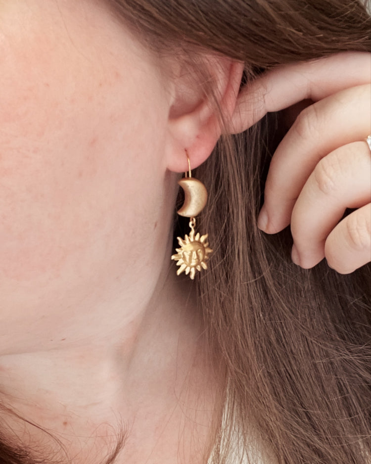 No. 14 | Moon + Sun Earrings