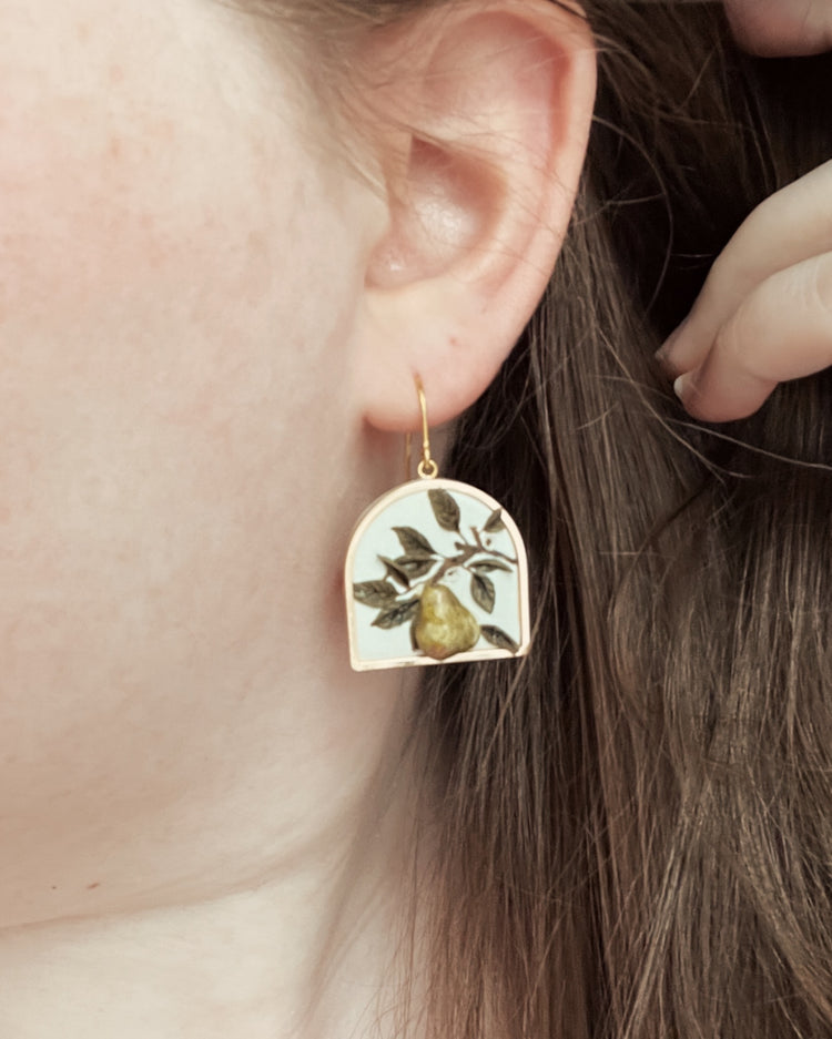 28 | Peaches + Pears Earrings
