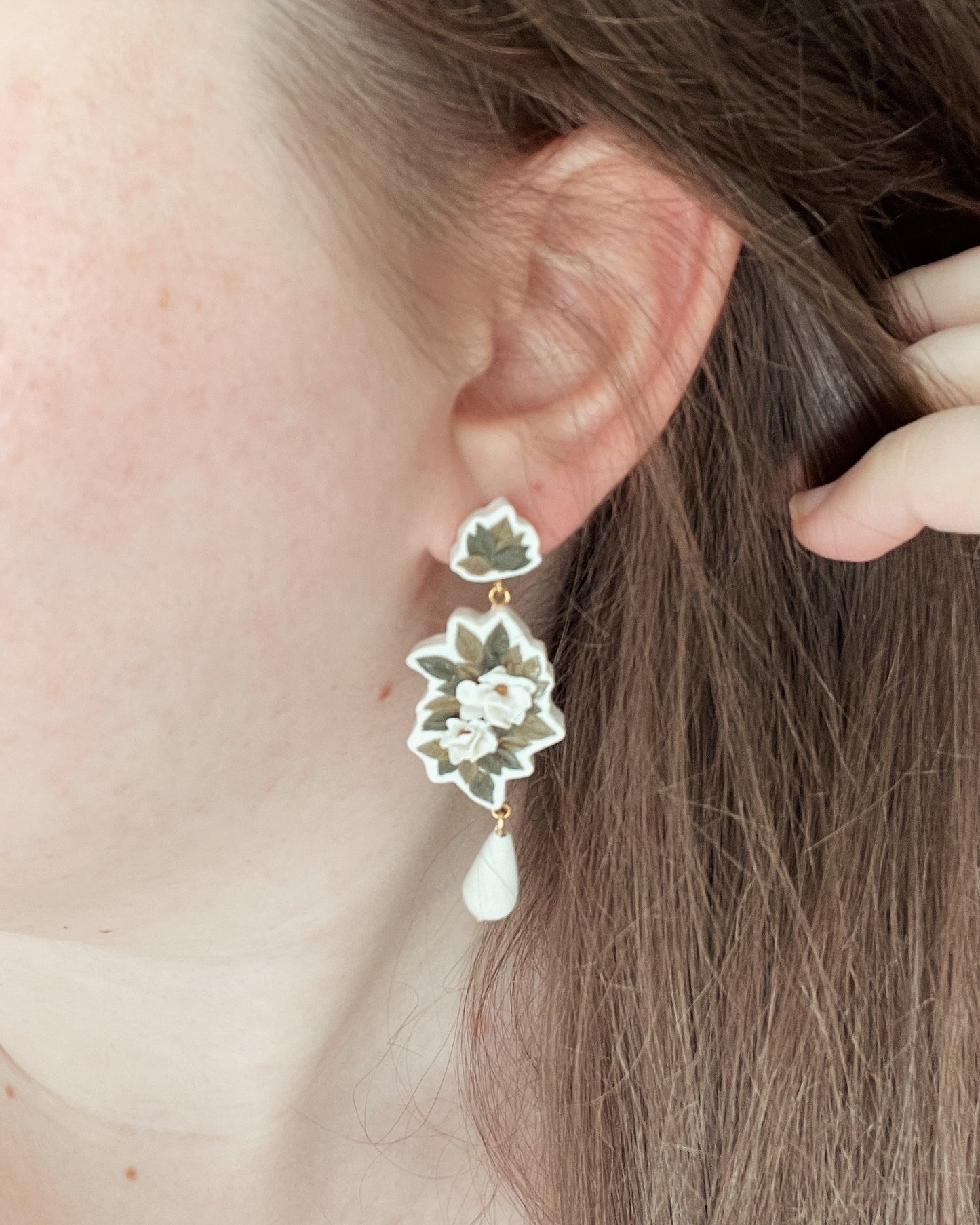 Re-Imagined Magnolia Earrings