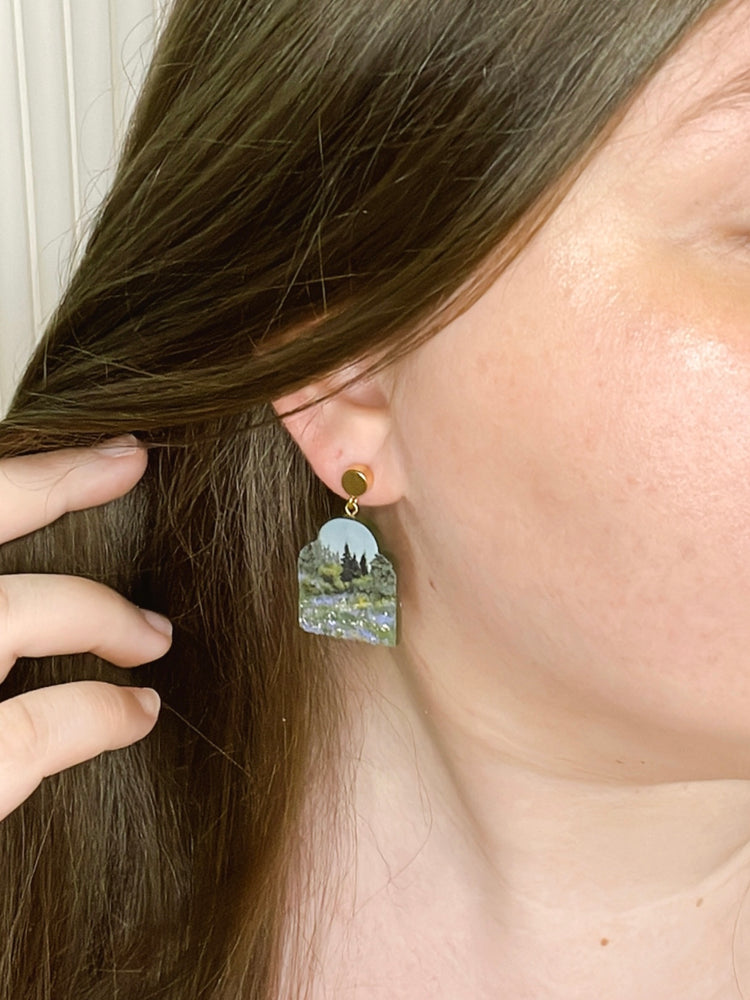 Mount Rainier Earrings | Landscape Series