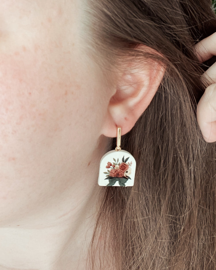 Bouquet + Bow Earrings