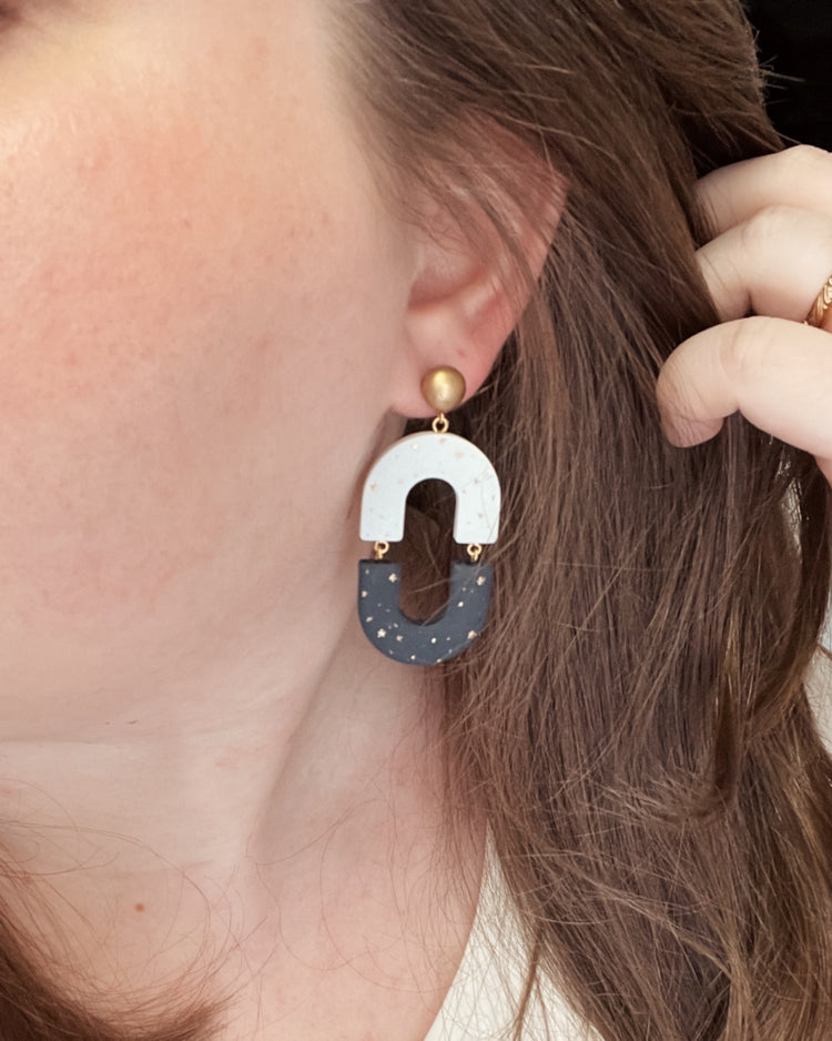 No. 19 | Day/Night Arch Earrings