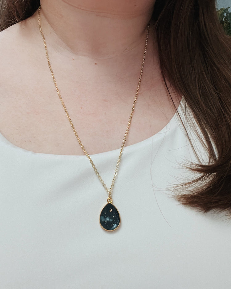 Night Sky Necklace | Gold