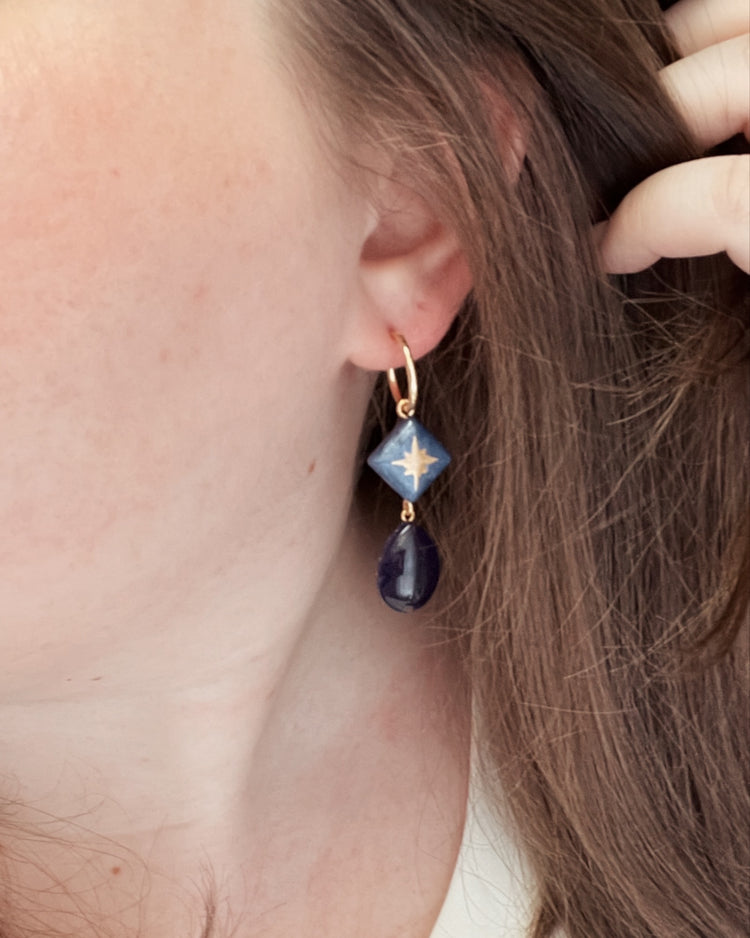 No. 17 | Beaded Hoop Earrings