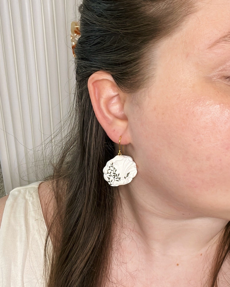 Grecian Shell Earrings Earrings | Grecian Series