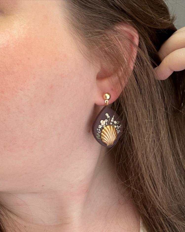 No. 13 | Shell Bouquet Earrings
