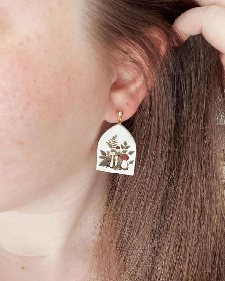 Mushroom Forest Earrings