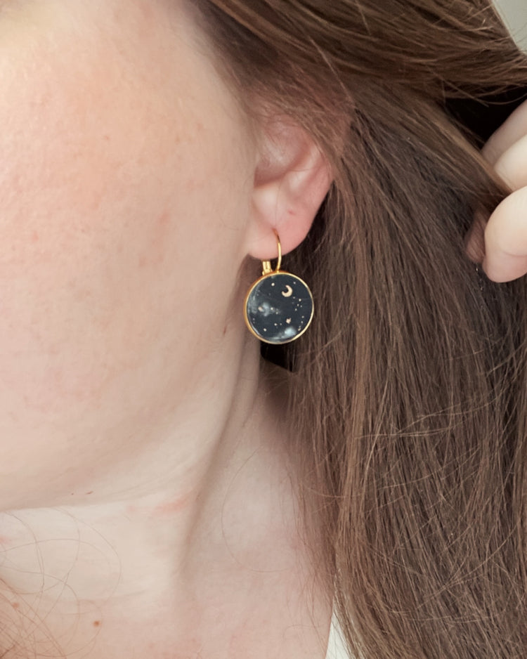 No. 4 | Gold Night Sky Earrings