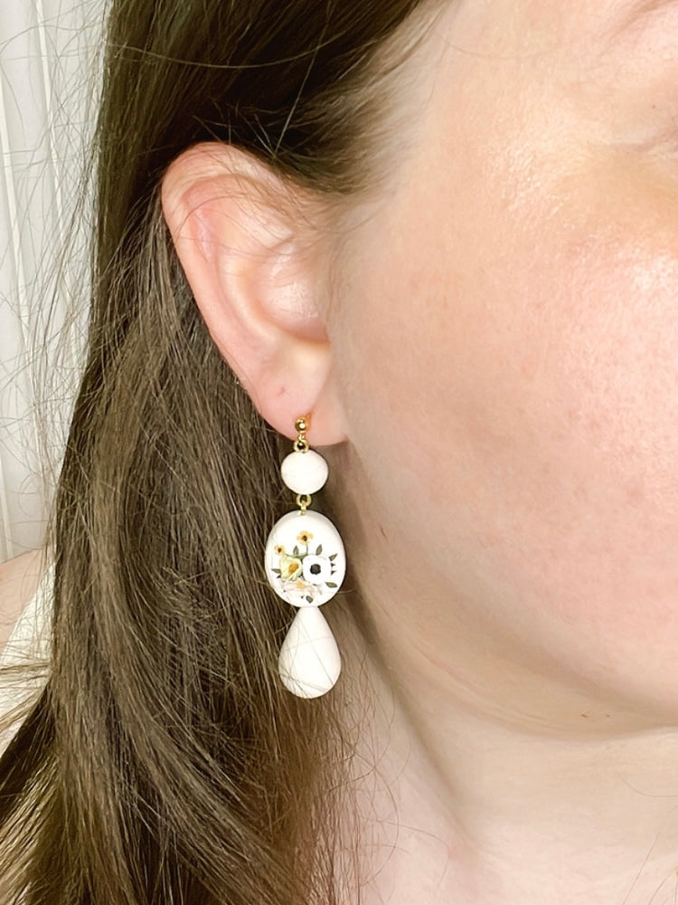 Beaded Bouquet Earrings | Throwback Series