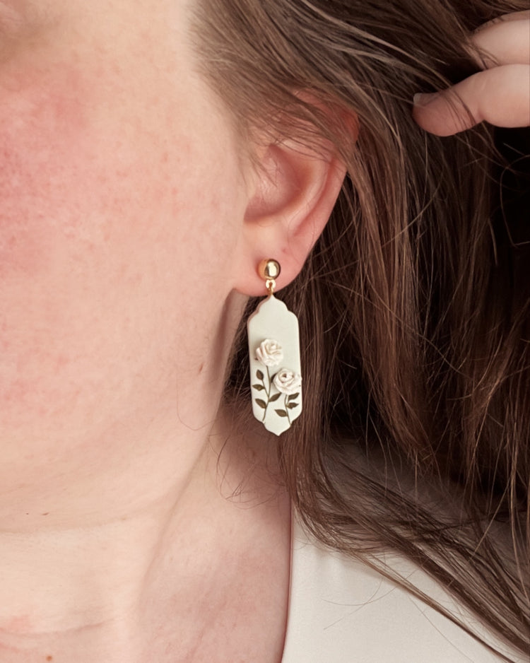 25 | Sage Rose Garden Earrings