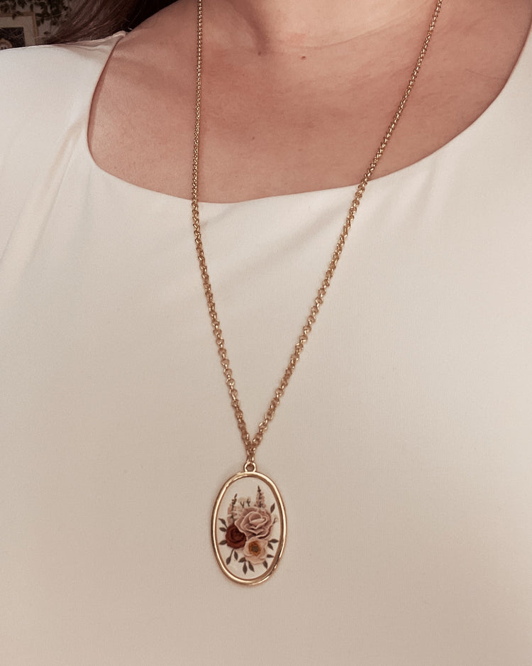 01 | Peony + Foxglove Pendant