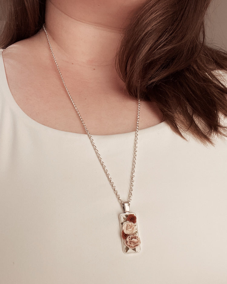 03 | Rose + Peony Pendant