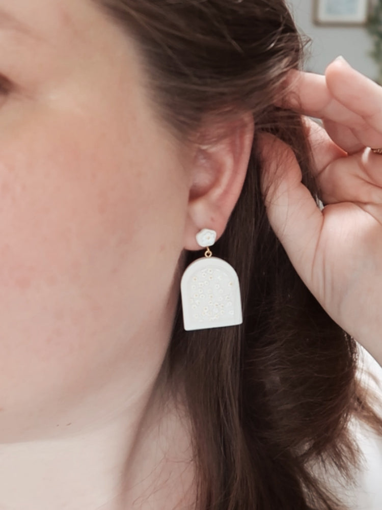Teeny Tiny Flower Earrings  | June 2024