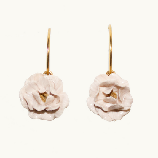 Peony Bead Earrings | June 2024