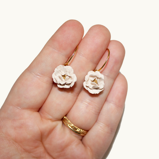 Peony Bead Earrings | June 2024