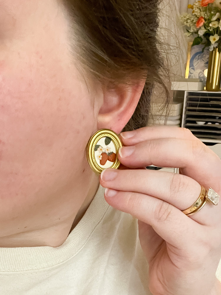 04 - Curated Strawberry Earrings | May 2023