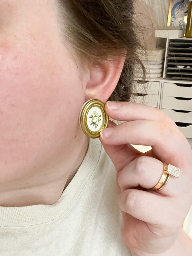 03 - Curated Gardenia Bouquet Earrings | May 2023