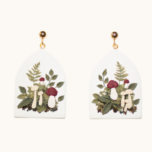 Mushroom Forest Earrings