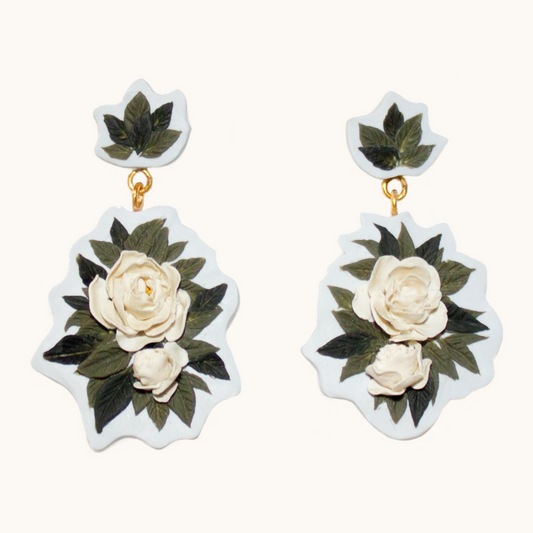 Re-Imagined Peony Earrings