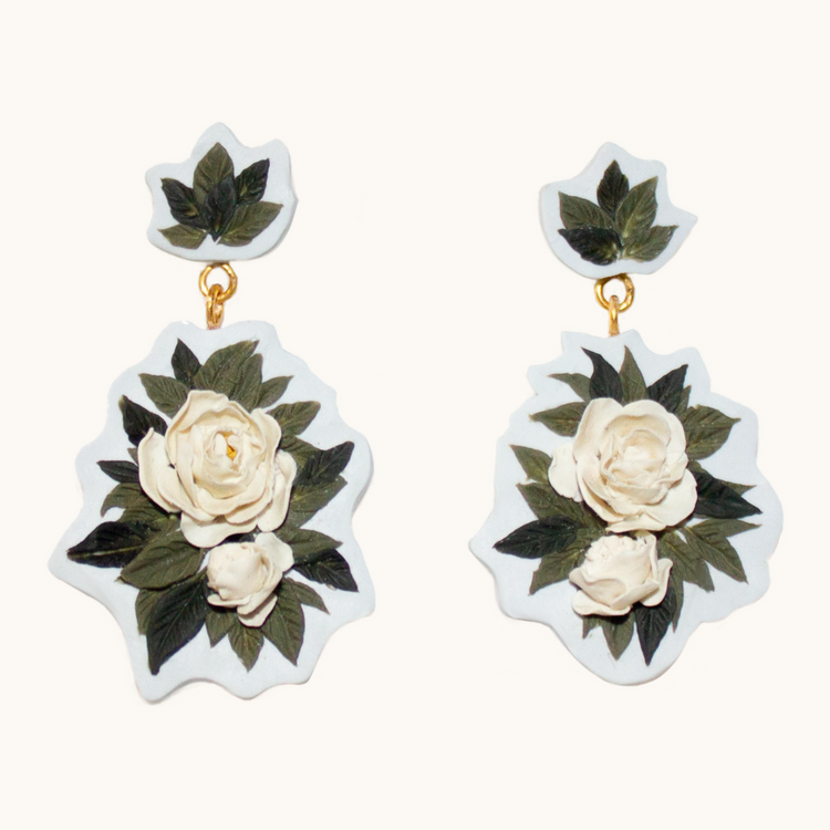 Re-Imagined Peony Earrings