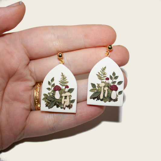 Mushroom Forest Earrings