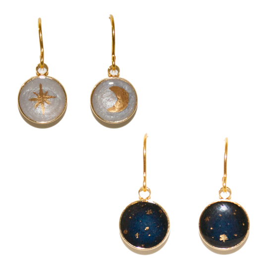 No. 8 | Mini Celestial Earring Set