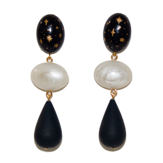 No. 16 | Beaded Night Sky Earrings
