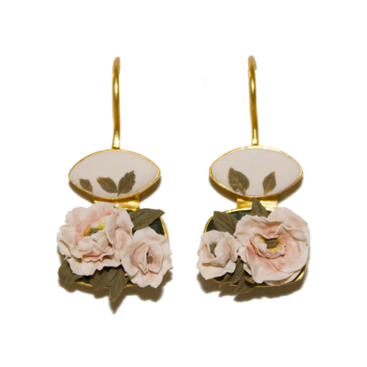No. 2 | 2 Tiered Peony Earrings