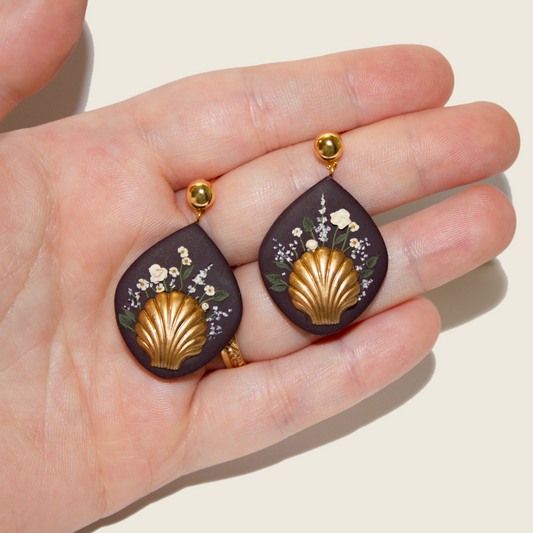 No. 13 | Shell Bouquet Earrings