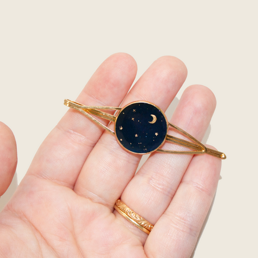 No. 5 | Gold Night Sky Hair Clip