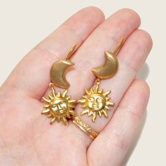 No. 14 | Moon + Sun Earrings