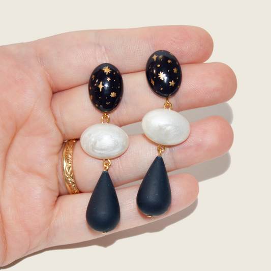 No. 16 | Beaded Night Sky Earrings