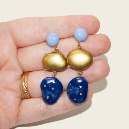 No. 18 | Celestial Pebble Earrings