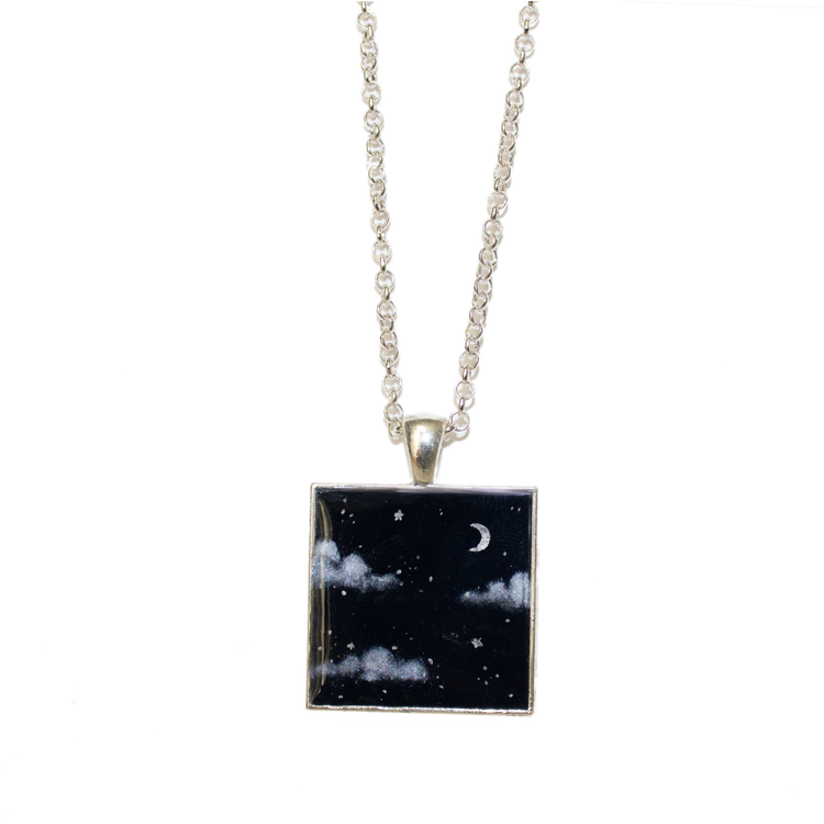 No. 22 | Silver Night Sky Necklace