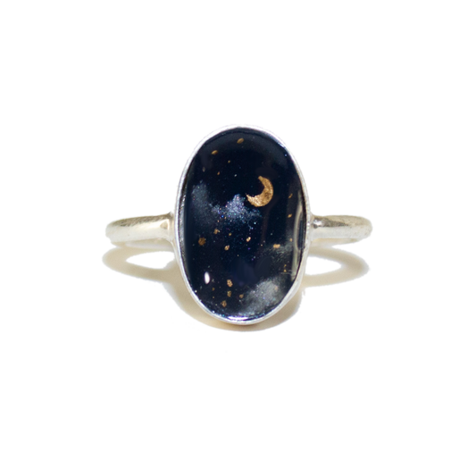 No. 23 | Silver Night Sky Ring