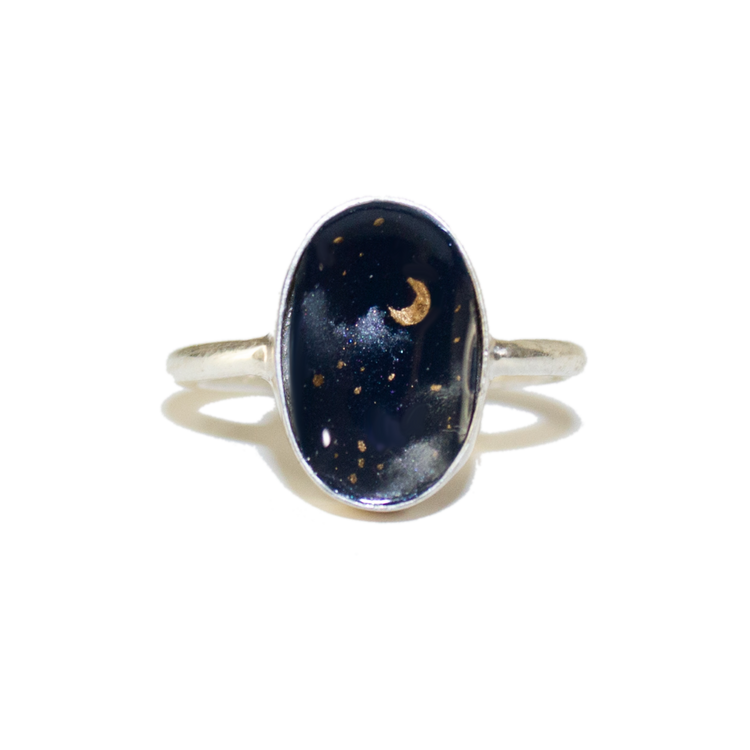 No. 23 | Silver Night Sky Ring