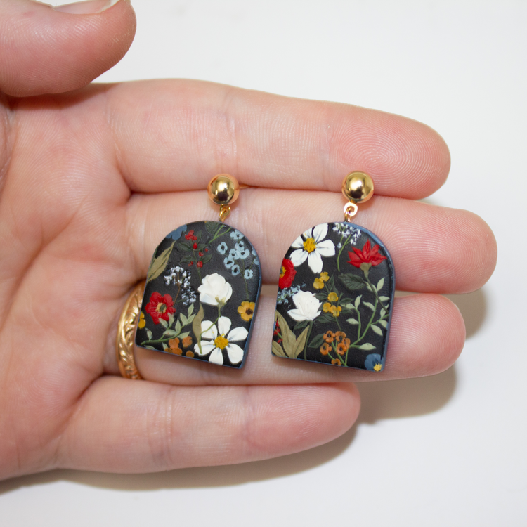 Arch Fall Slab Earrings | September 2023