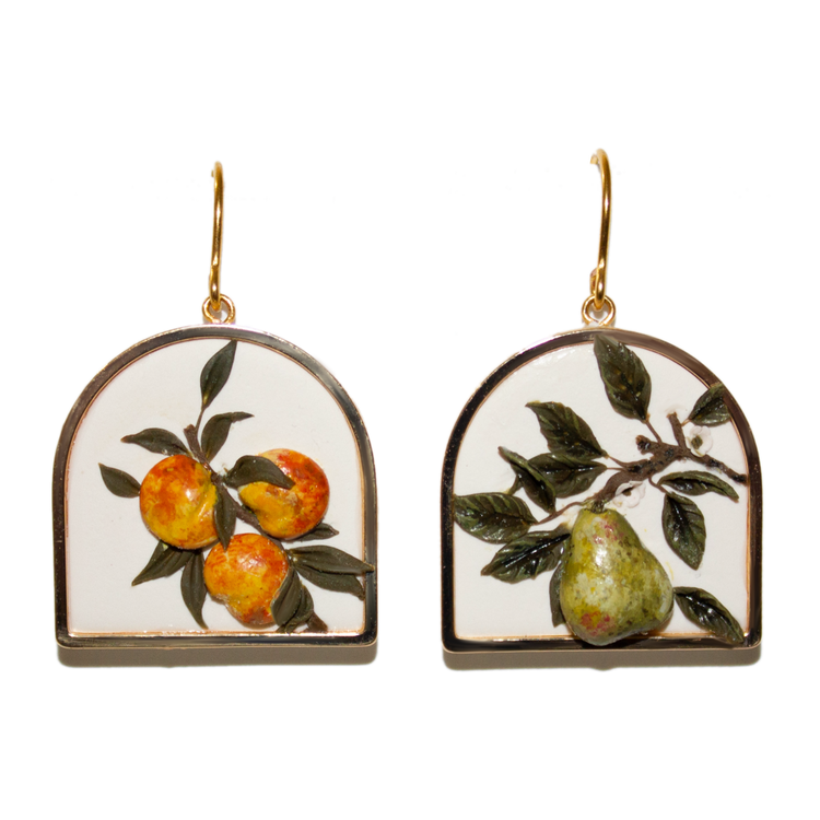28 | Peaches + Pears Earrings