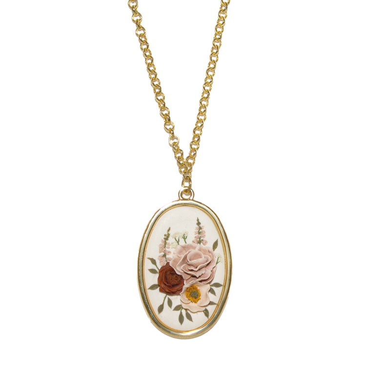 01 | Peony + Foxglove Pendant