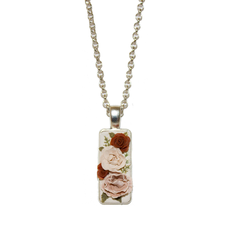 03 | Rose + Peony Pendant