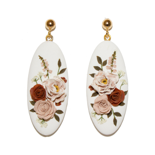 04 | Peony + Foxglove Earrings