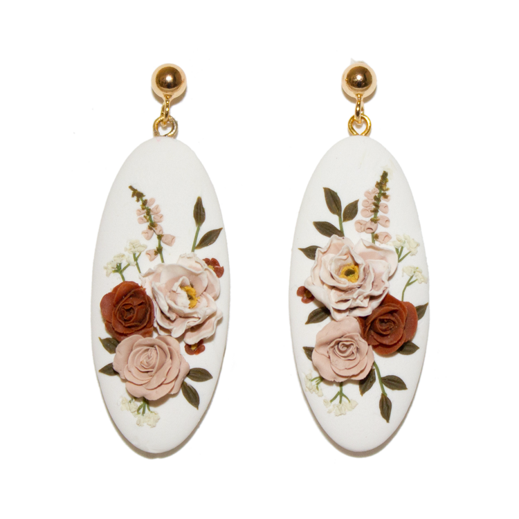 04 | Peony + Foxglove Earrings