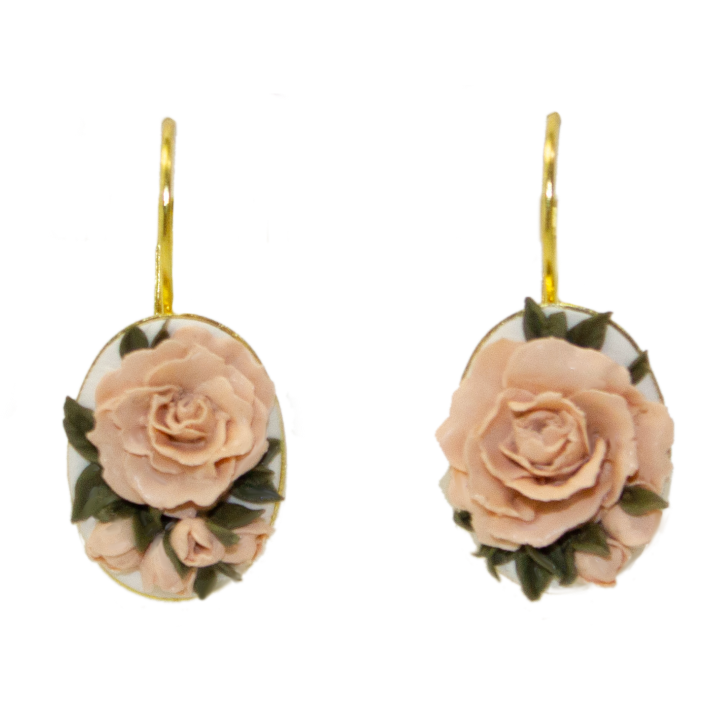 04 | Pink Peony Earrings