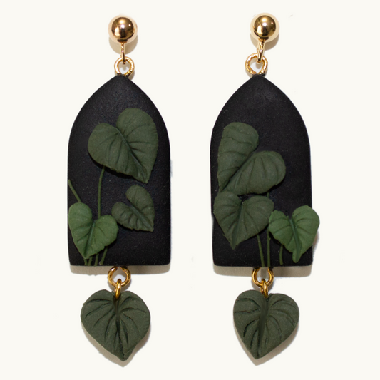 Philodendron Earrings