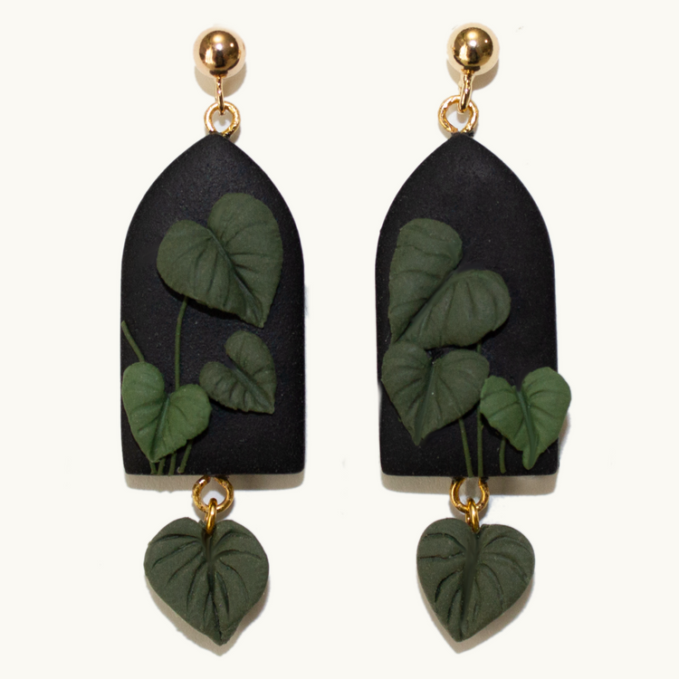 Philodendron Earrings
