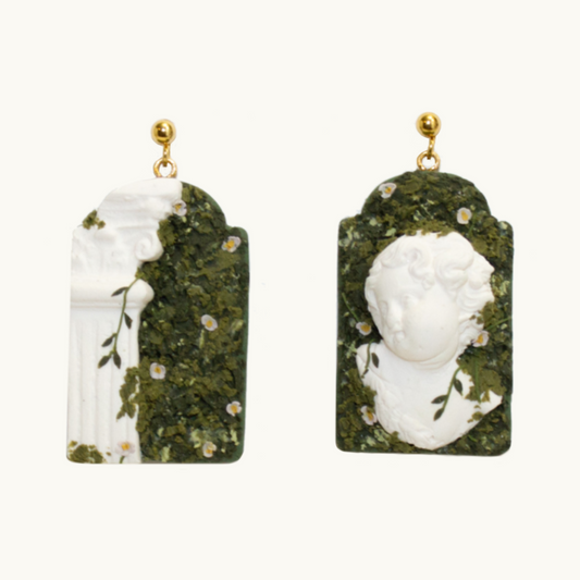 Statue Garden Earrings Earrings | Grecian Series