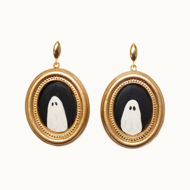 Spooky Portrait Earrings