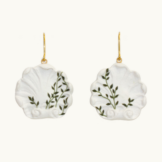 Grecian Shell Earrings Earrings | Grecian Series