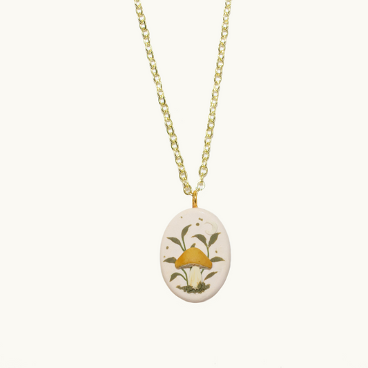 Berry Mushroom Necklace